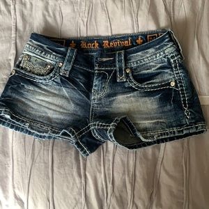 Rock Revival Jean shorts. Size 24